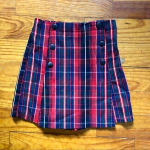 Girl’s Plaid Skort
